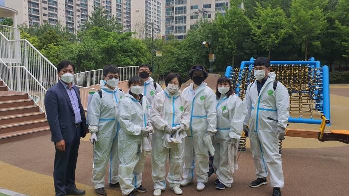 새마을문고 동부동분회, 방역 봉사활동