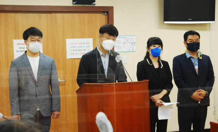 민주당 시의원들 “시의회 징계 부당하다”