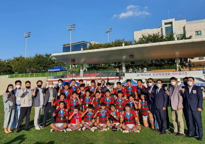 경산고 럭비부, 전국체전 ‘금메달’ 
