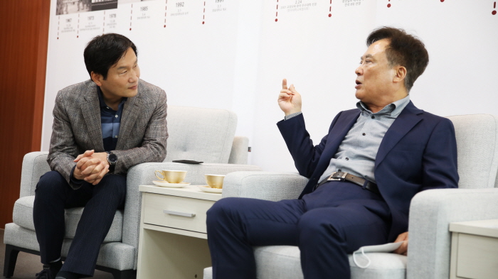 조현일 예비후보, 경일대 총장과 간담회