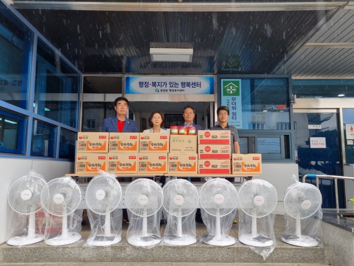 중방동, 저소득 노인세대 여름나기 지원