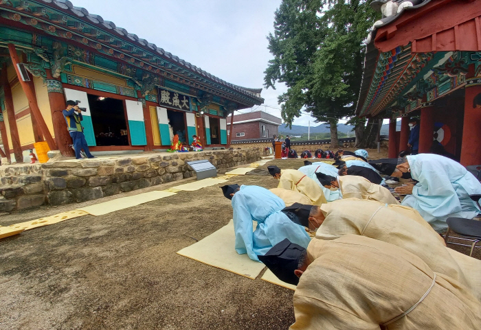 자인향교, 추계 석전대제 봉행 