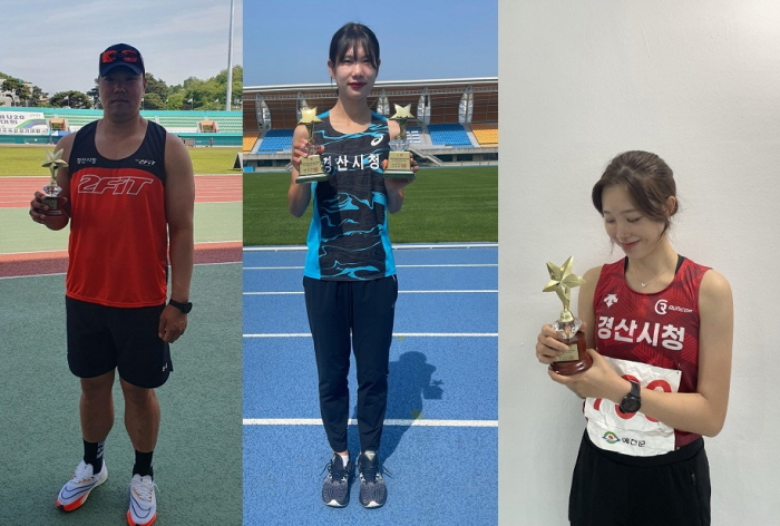 경산시청 육상팀, 국가대표 3명 배출
