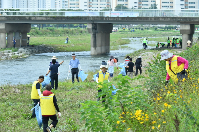 市, 남천강변 호우 피해 복구작업 실시 