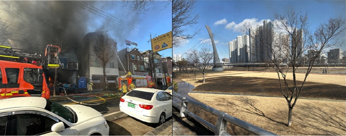 옥산동 식당, 와촌면 단독주택에서 화재 발생