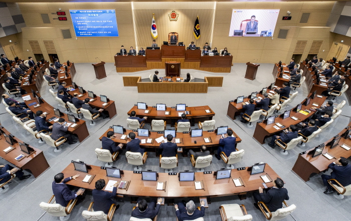 도의회, 25일부터 새해 첫 임시회 개회
