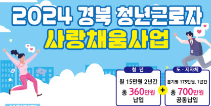 경북도, 청년근로자 ‘결혼자금 만들기’ 지원