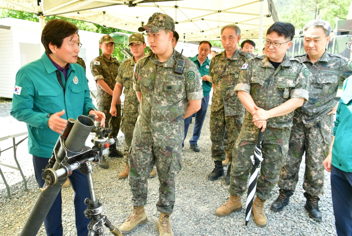 경산시, 예비군훈련장에서 통합방위협의회