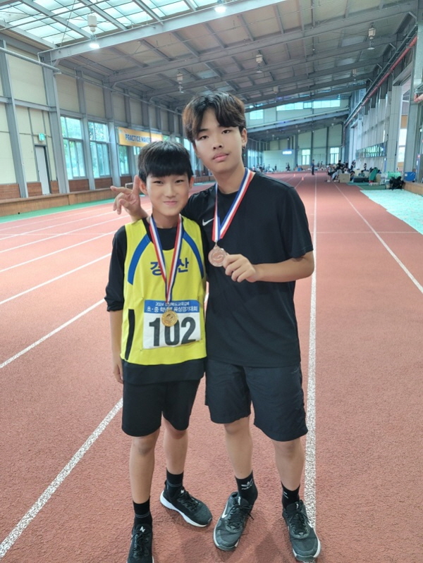 옥곡초, 2024 교육감배 육상대회 금1, 은1, 동1..