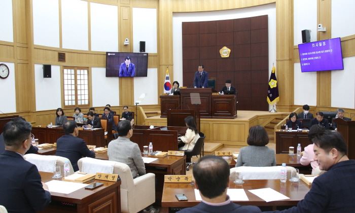 시의회, 제260회 임시회 일정 돌입
