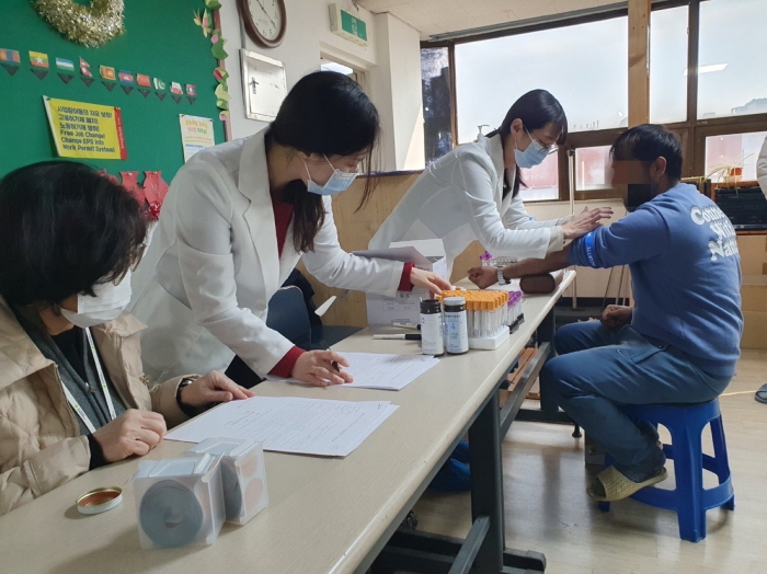 외국인 근로자 대상 무료 건강검진