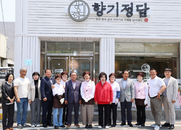 경산시의회, 진량읍 ‘향기정담’ 격려 방문