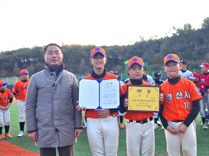 경산시리틀야구단, 다시 전국대회 ‘우승’ 