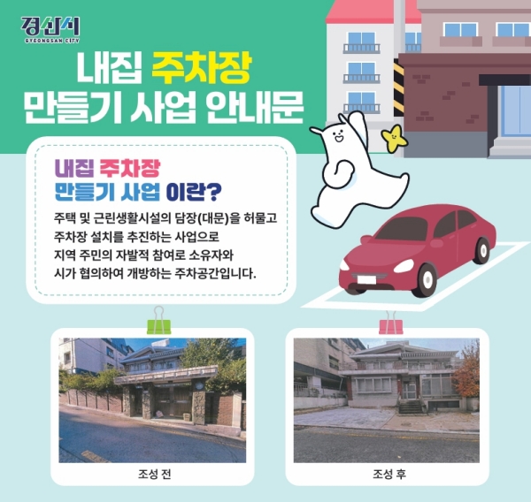 “내 집 담장 허물고 공공주차장 만든다”