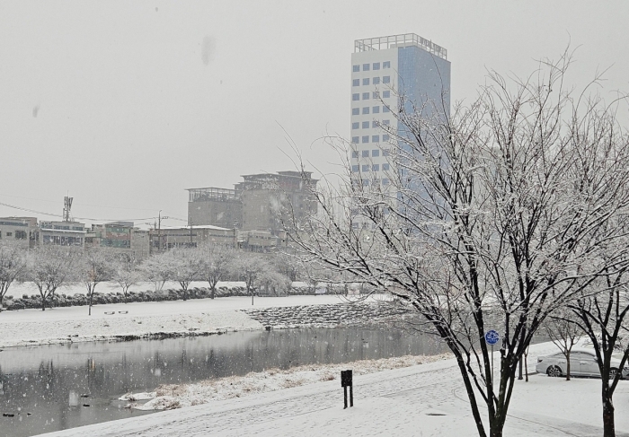 경산 평균 적설량 ‘12cm’...대설주의보 해제